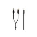 Belkin Câble Jack/RCA 3.5MM 2XRCA Noir F3Y116bt2M