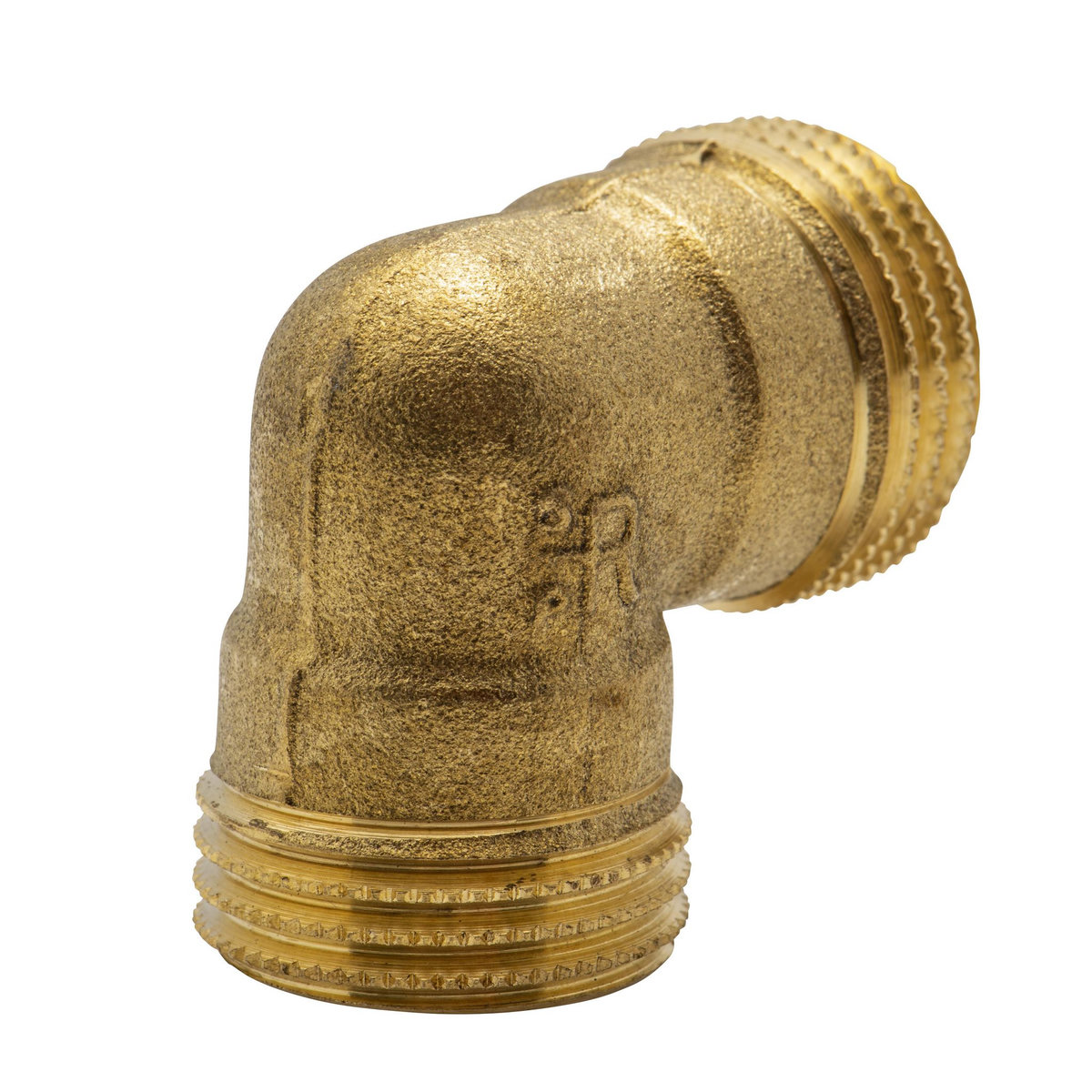 RAIN Raccord coudé laiton mâle - mâle 1-2