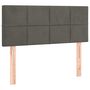 Voir la diapositive 4 : VIDAXL Tete de lit a LED Gris fonce 100x5x78/88 cm Velours