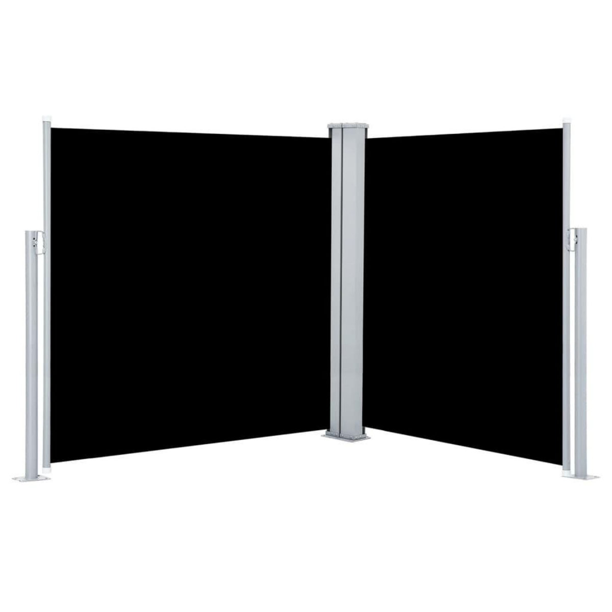 VIDAXL Auvent lateral retractable Noir 140 x 600 cm