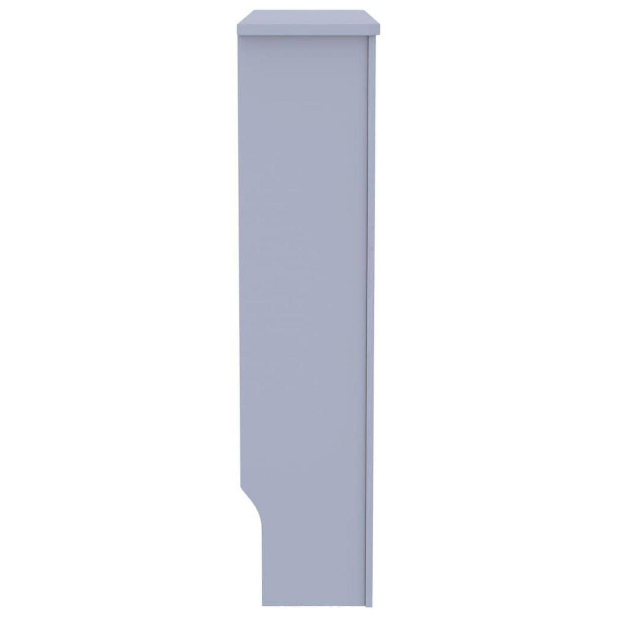 VIDAXL Cache-radiateur MDF Gris 78 cm