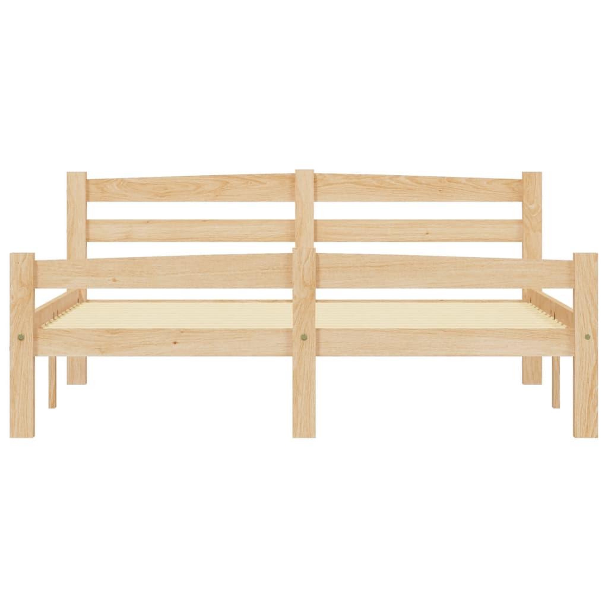 Voir la diapositive 4 : VIDAXL Cadre de lit Bois de pin massif 120x200 cm