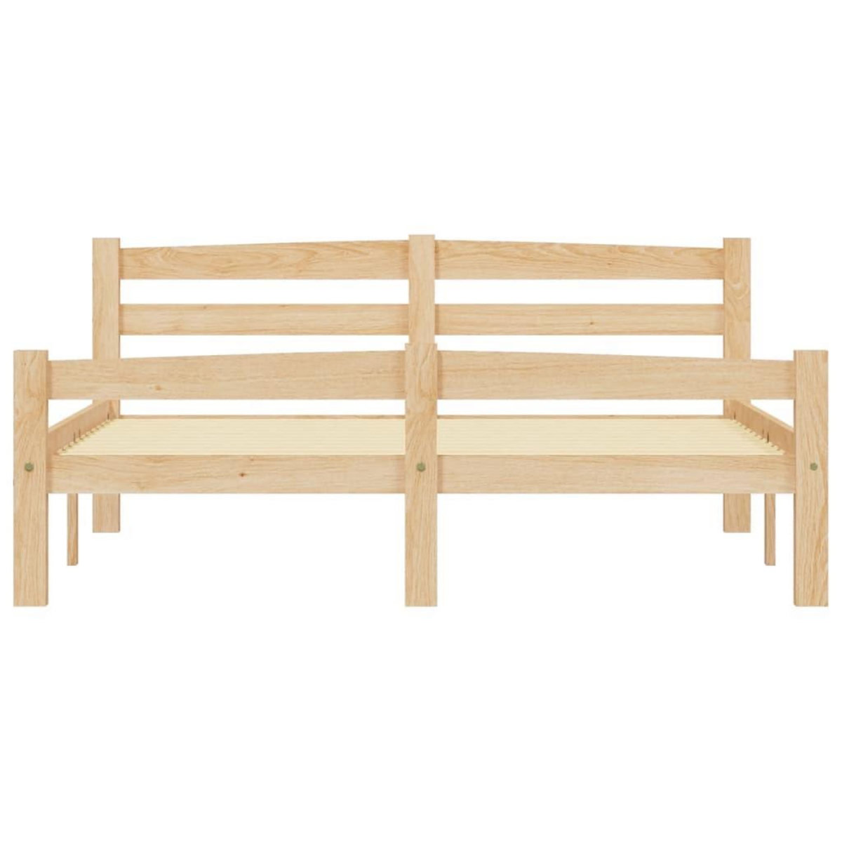 VIDAXL Cadre de lit Bois de pin massif 120x200 cm