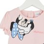 Voir la diapositive 2 : INEXTENSO T-shirt manches courtes rose bébé fille Minnie