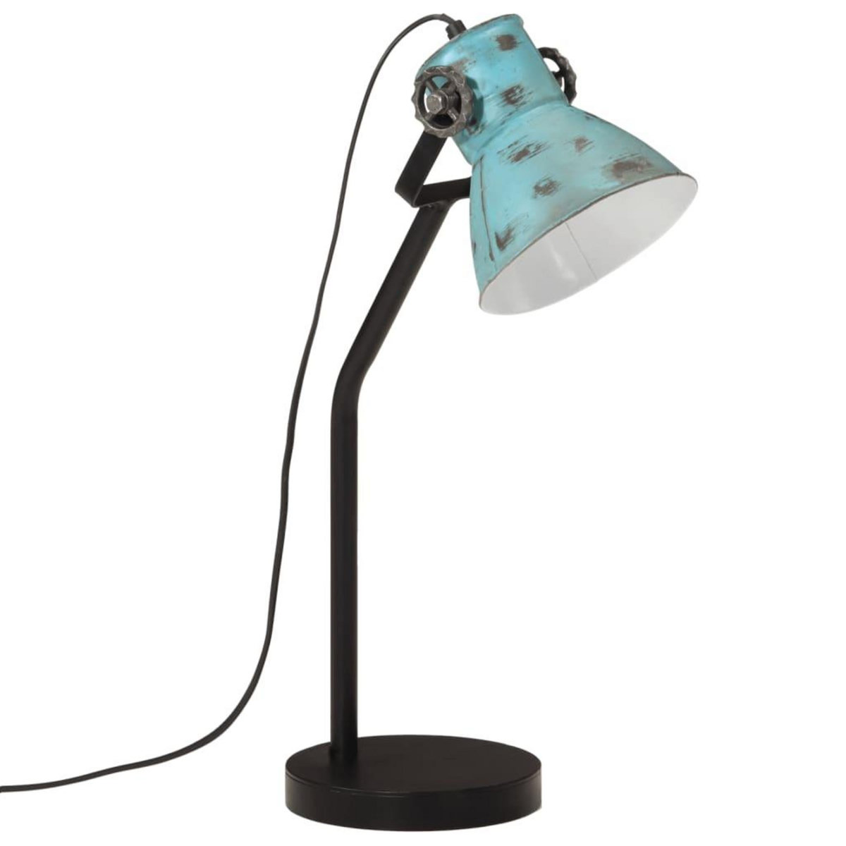 VIDAXL Lampe de bureau 25 W bleu delave 17x17x60 cm E27
