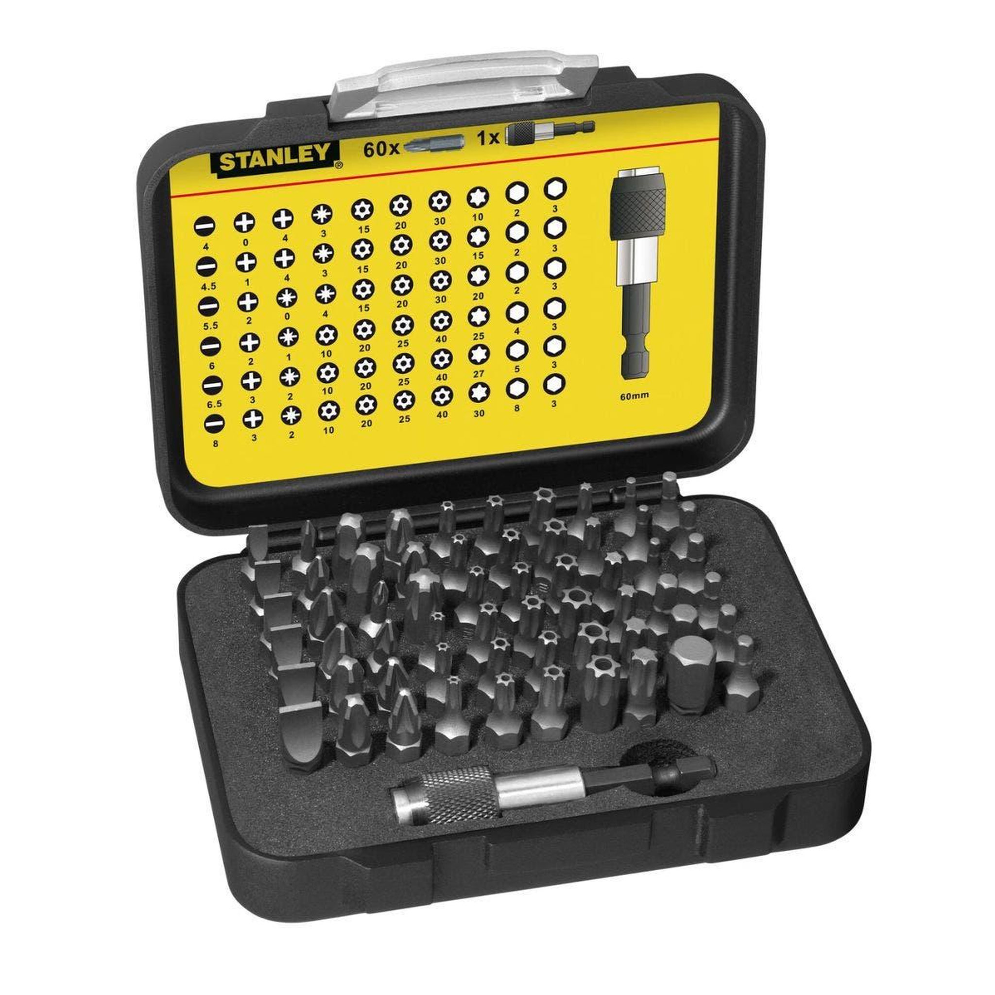 Stanley Coffret embouts de vissage 1/4  25mm - gamme pro