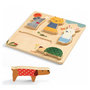 Voir la diapositive 3 : Djeco Puzzle a formes Woodypets