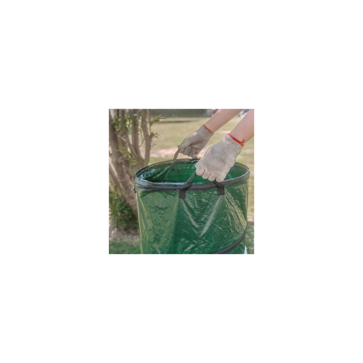 SUAN Sac à déchets de jardin - Forme pop up - Contenance : 90 Litres