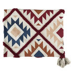 Paris Prix Plaid Tufté Imprimé  Ethnique  150x200cm Multicolore