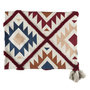 Voir la diapositive 1 : Paris Prix Plaid Tufté Imprimé  Ethnique  150x200cm Multicolore