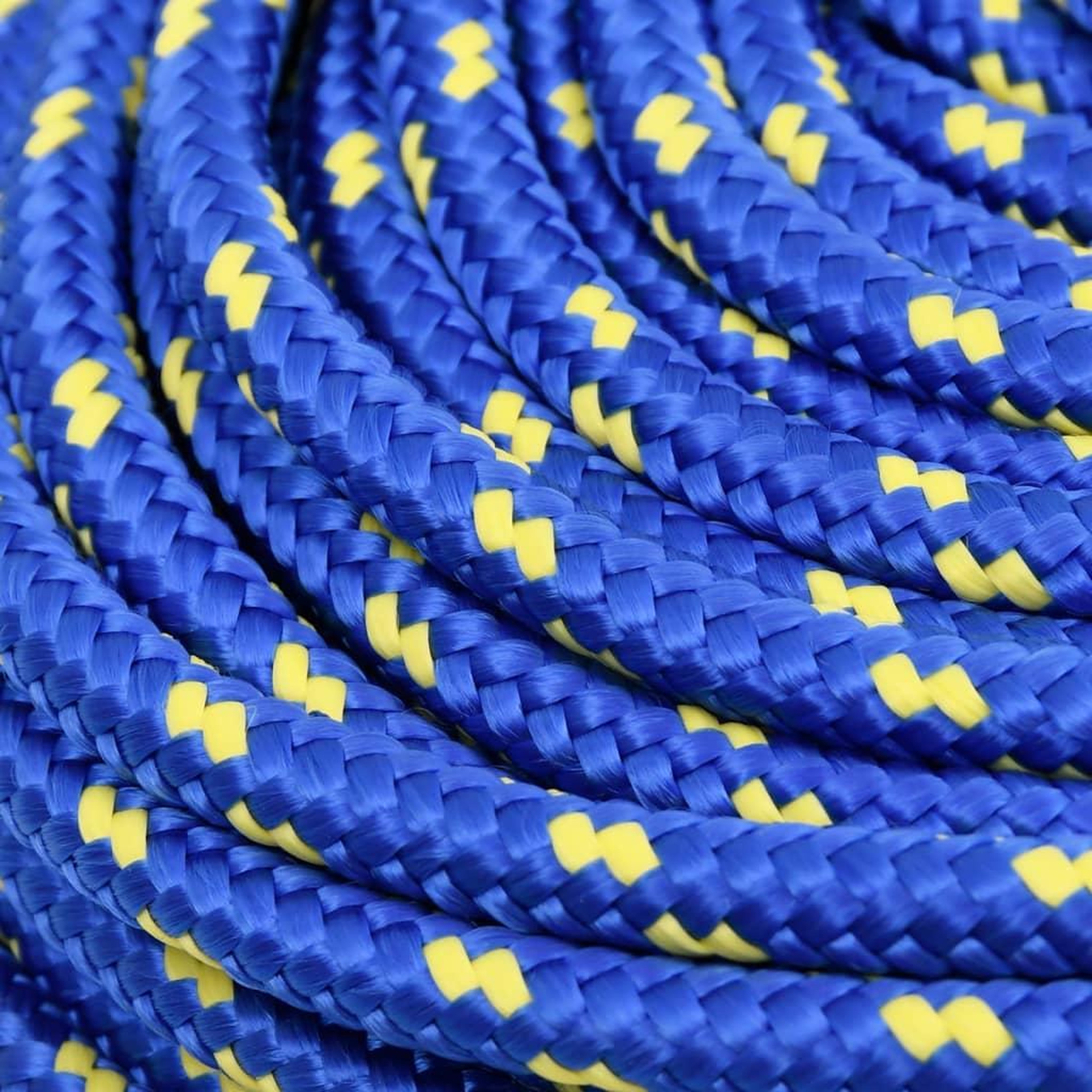 Voir la diapositive 4 : VIDAXL Corde de bateau Bleu 6 mm 50 m Polypropylene