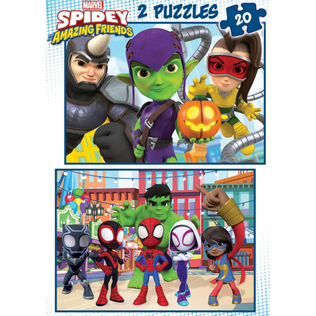 EDUCA Puzzle 2 x 20 - Spidey et ses amis