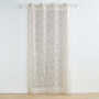 Voir la diapositive 1 : Paris Prix Rideau Voilage à Œillets  Karla  140x280cm Taupe