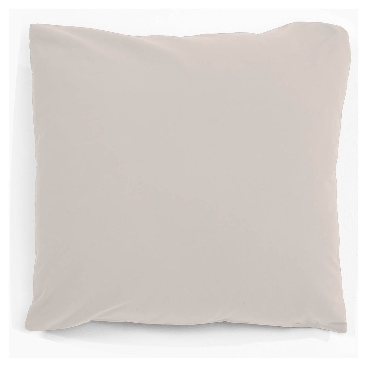 Taie d'oreiller unie en coton 47 fils 