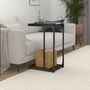 Voir la diapositive 3 : VIDAXL Table d'appoint Chene fume 40x30x60 cm Bois d'ingenierie