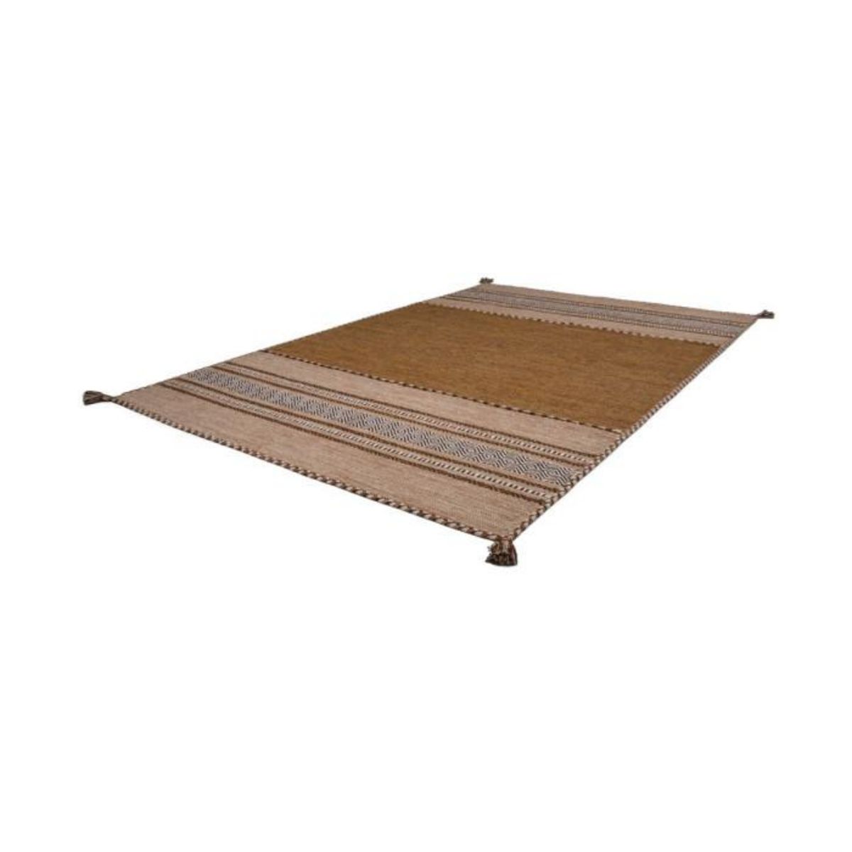 Paris Prix Tapis Ethnique Tissé à la Main  Alhambra  Marron