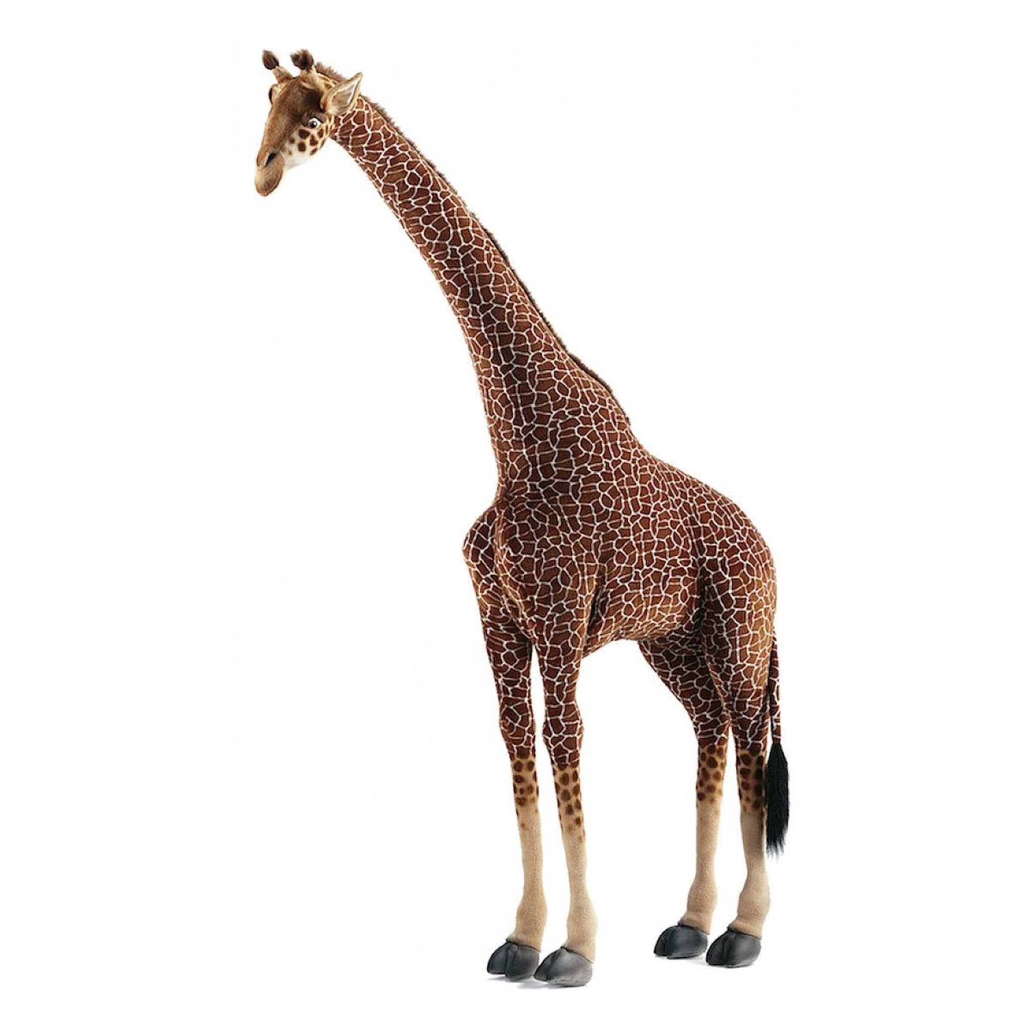 Hansa Hansa peluche geante girafe 165 cm  en tissus jacquard