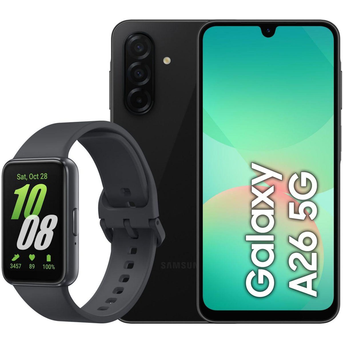 Samsung Smartphone Pack A26 128Go 5G + Fit 3