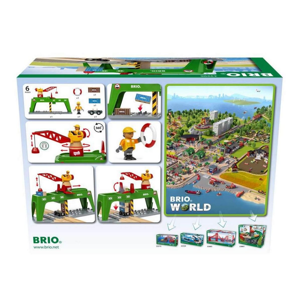Brio 33996 Grue de double voie