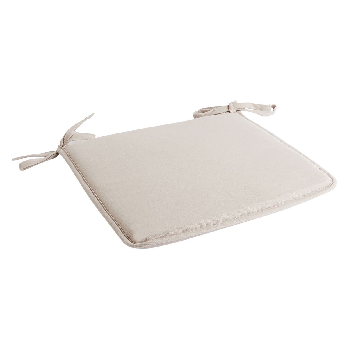 ACTUEL Galette de chaise plate unie en coton 