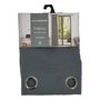 Voir la diapositive 6 : UNIVERS DECOR Rideau occultant 140 x 260 cm  Night  Granite - Gris - 1 Panneau occultant 140 x 260 cm