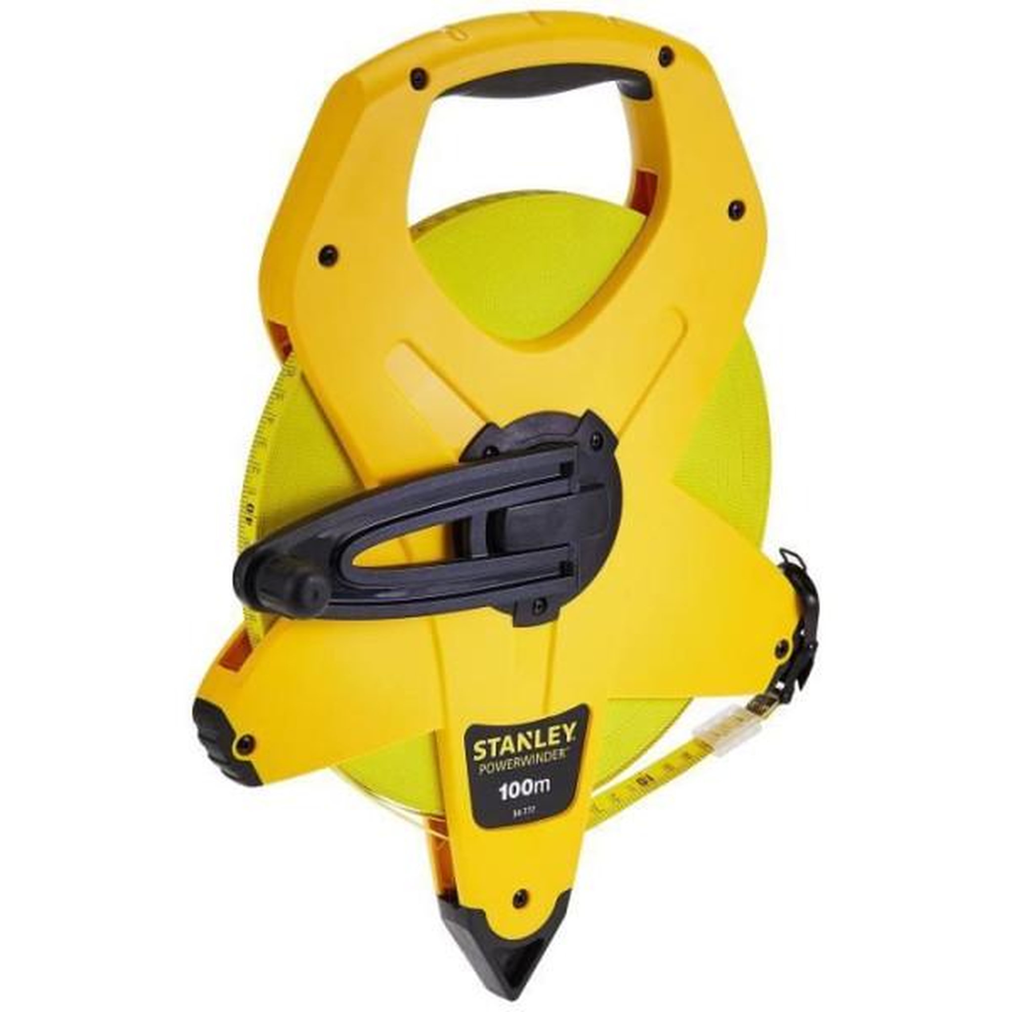 Voir la diapositive 2 : Stanley Mesure longue ruban 100mx12,7mm fibre de verre powerwinder - stanley - 2-34-777