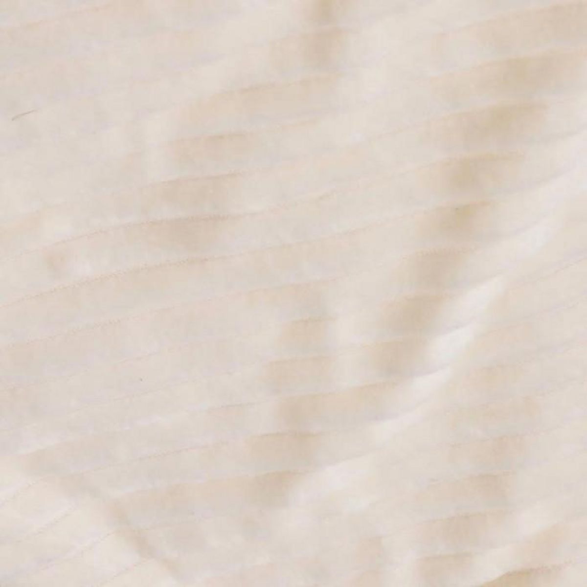 ATMOSPHERA Plaid en Velours Côtelé  Arum  220x240cm Ivoire
