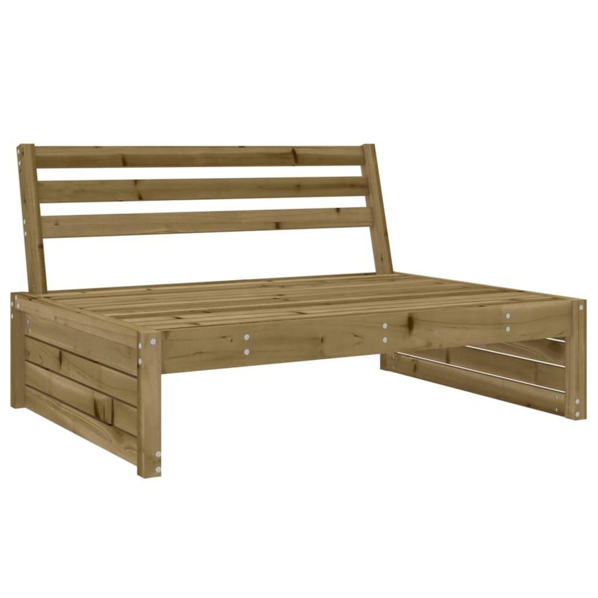 VIDAXL Salon de jardin 2 pcs bois de pin impregne