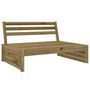 Voir la diapositive 3 : VIDAXL Salon de jardin 2 pcs bois de pin impregne