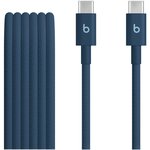 BEATS Câble de charge tissé USB-C vers USB-C 1M50 Bleu nitro