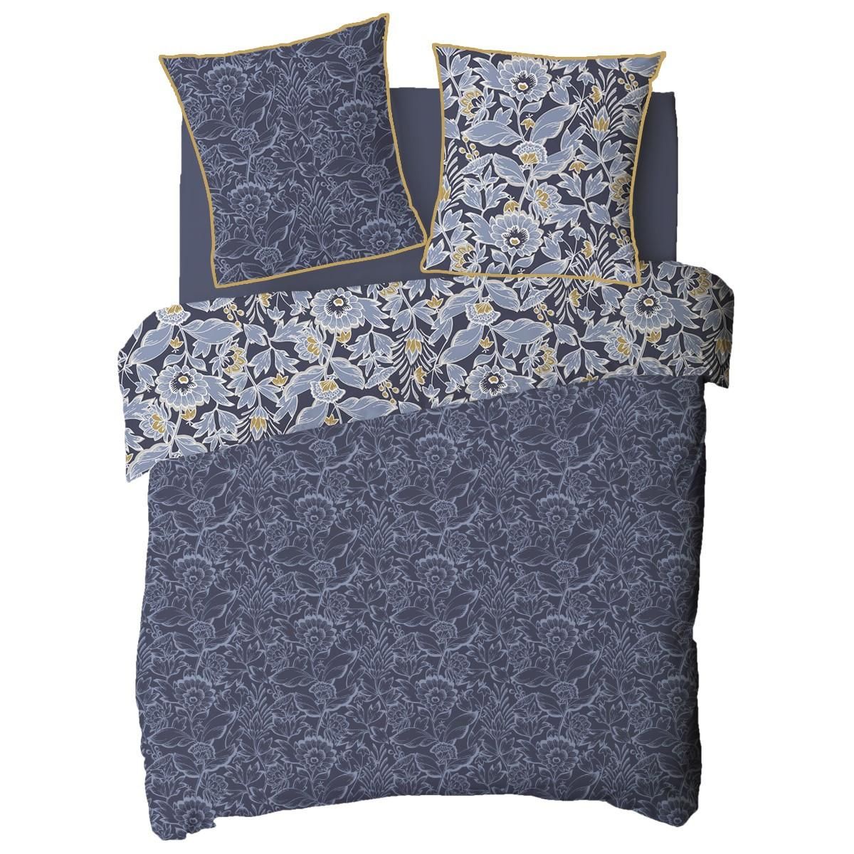 FUTURE HOME Parure de lit 2 personnes floral charme réversible