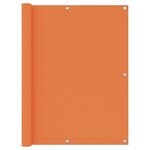 VIDAXL Ecran de balcon Orange 120x400 cm Tissu Oxford