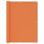 Voir la diapositive 1 : VIDAXL Ecran de balcon Orange 120x400 cm Tissu Oxford