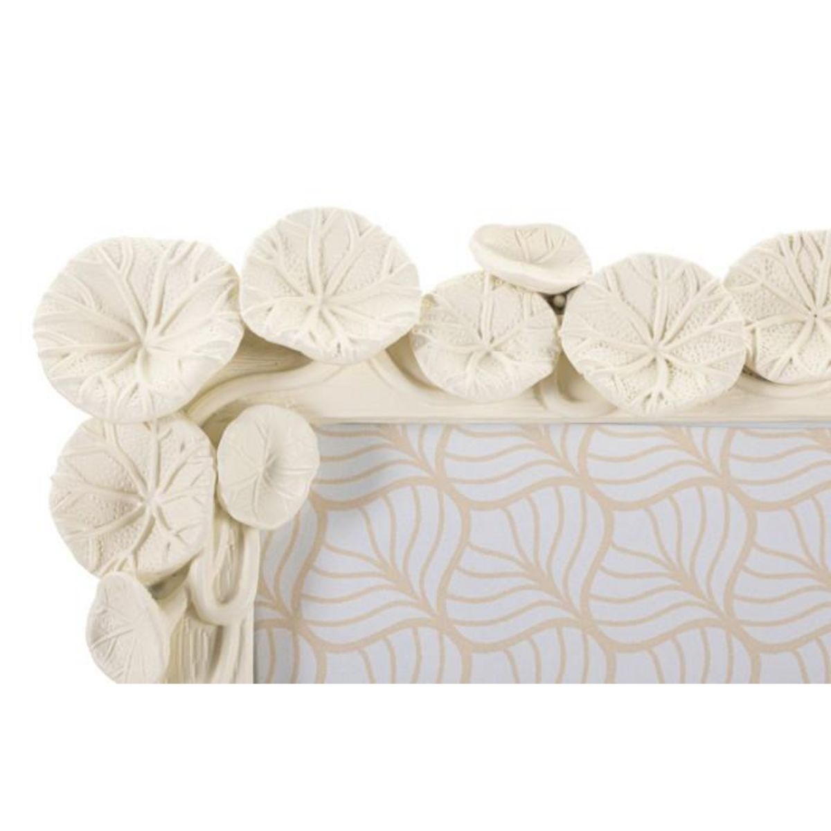 Paris Prix Cadre Photo Déco Fleurs  Lotus  20x25cm Crème