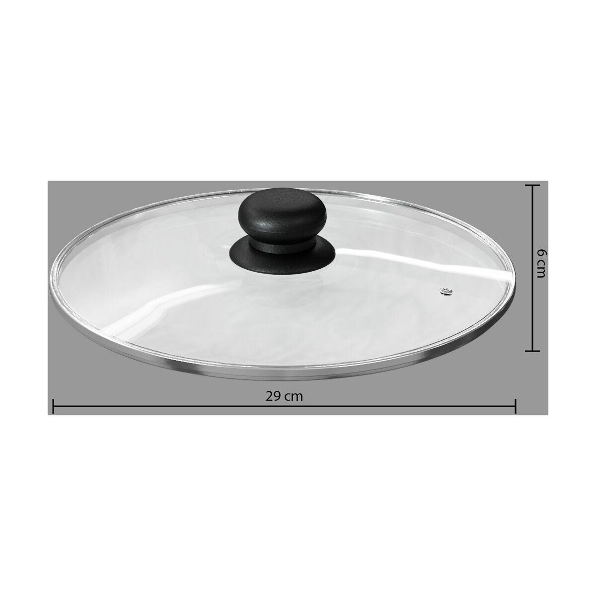 FIVE Couvercle universel en verre 28cm