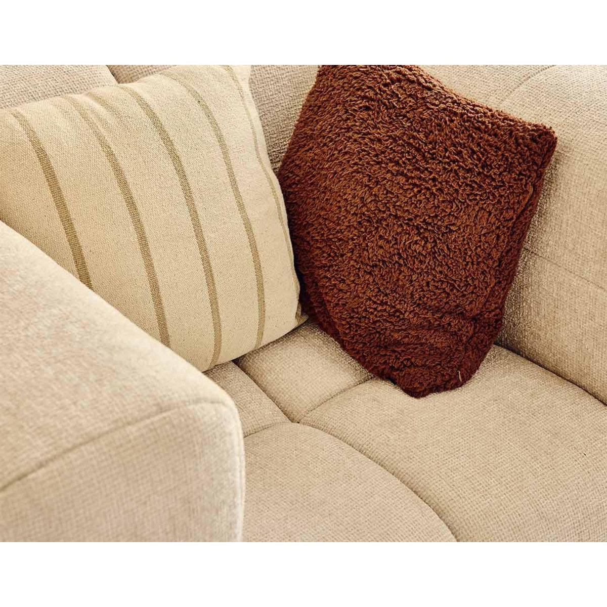LISA DESIGN Suzano - fauteuil en tissu texturé