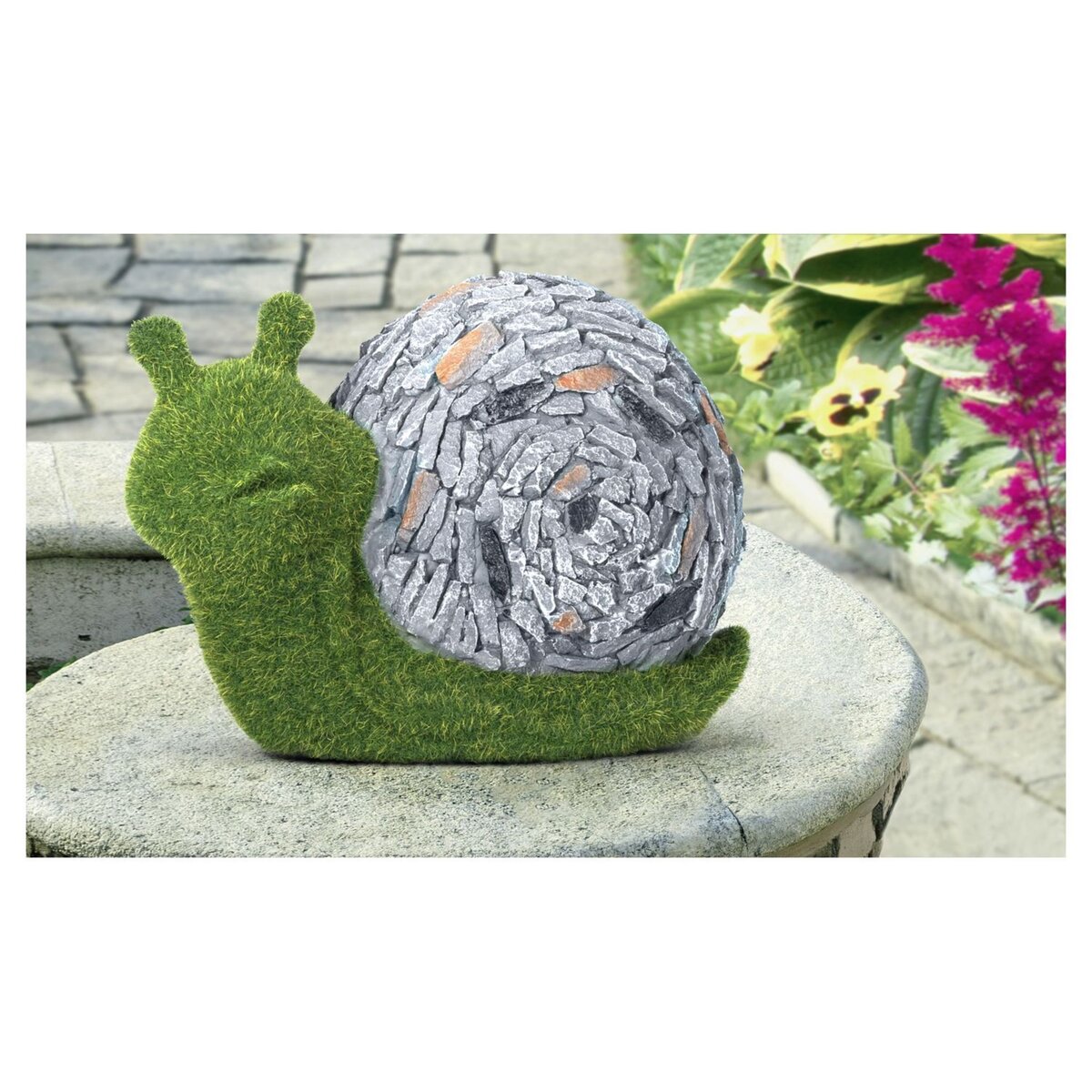 Inkazen Animaux miniatures gazon - escargot