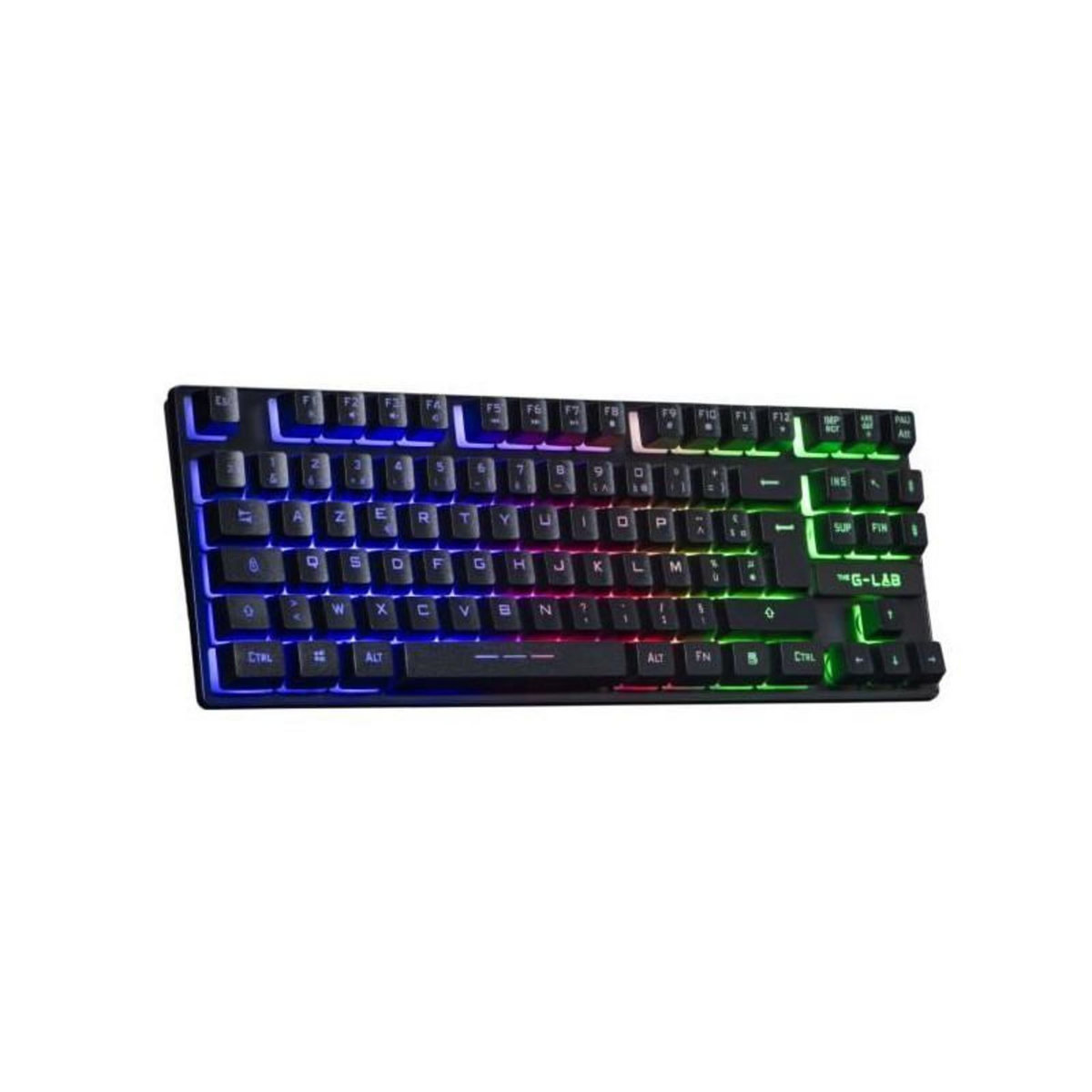 THE G-LAB Clavier Gamer - The G-Lab - KEYZ CAESIUM TKL WIRELESS - sans fil - azerty - Noir