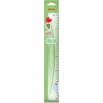 AUCHAN Règle plate plastique extra résistante 30cm coloris aléatoire