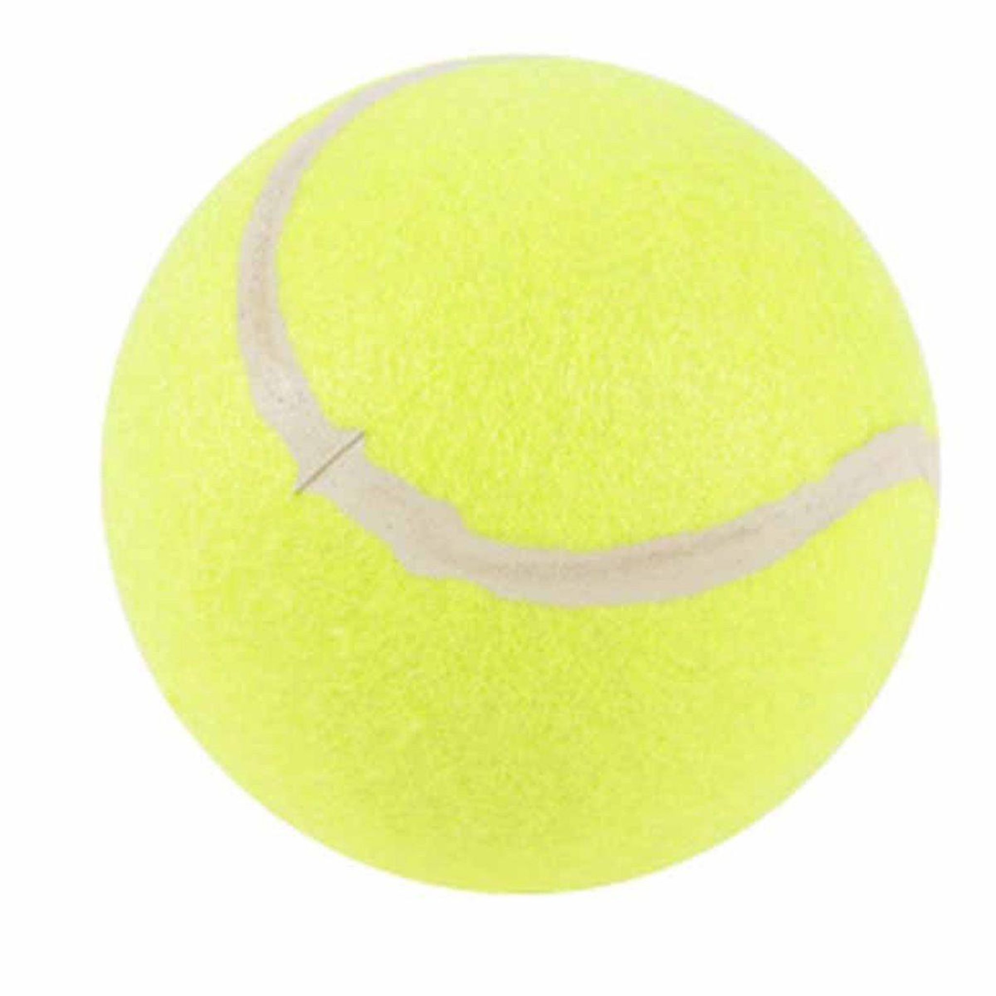 LOVE STORY Jouet pour chien  balle de tennis  13cm jaune