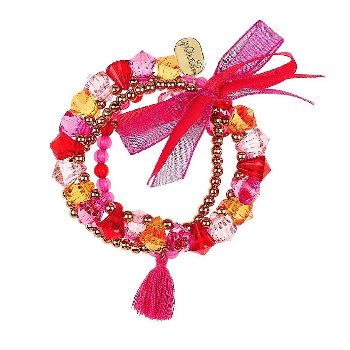 SOUZA Bracelet Anemoon rose rouge