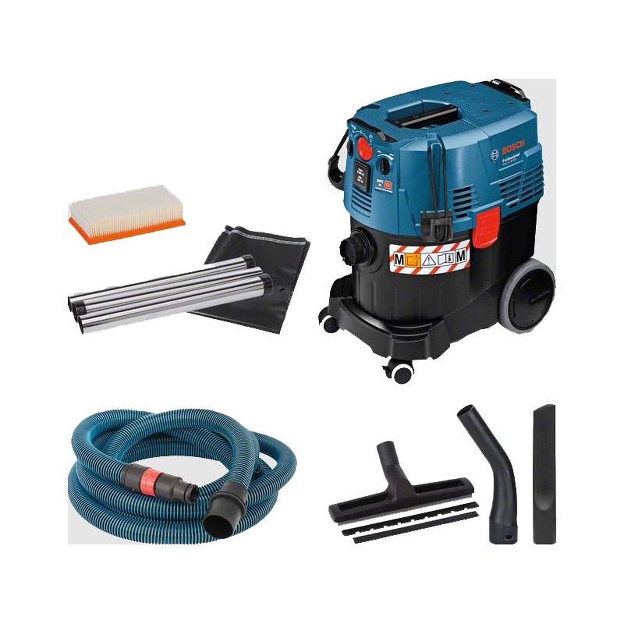 BOSCH Aspirateur pour solide et liquide 1380W GAS 35 M AFC en boîte carton BOSCH 06019C31W0