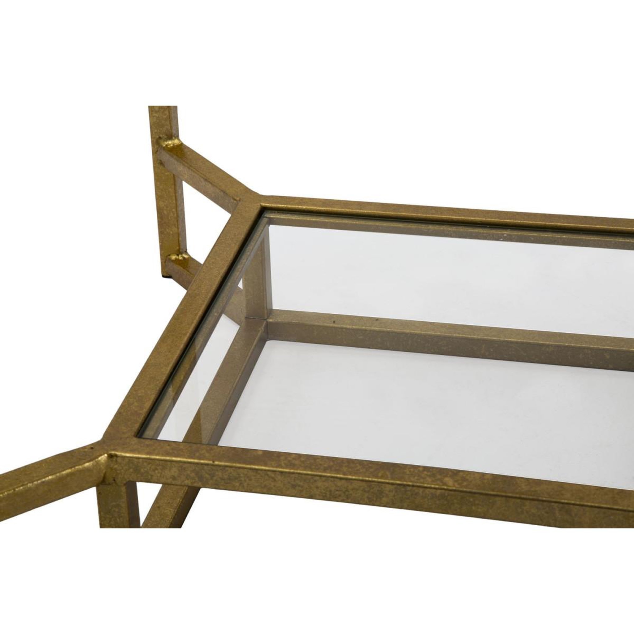 Voir la diapositive 4 : Paris Prix Table d'appoint design  eva  60cm blanc & or