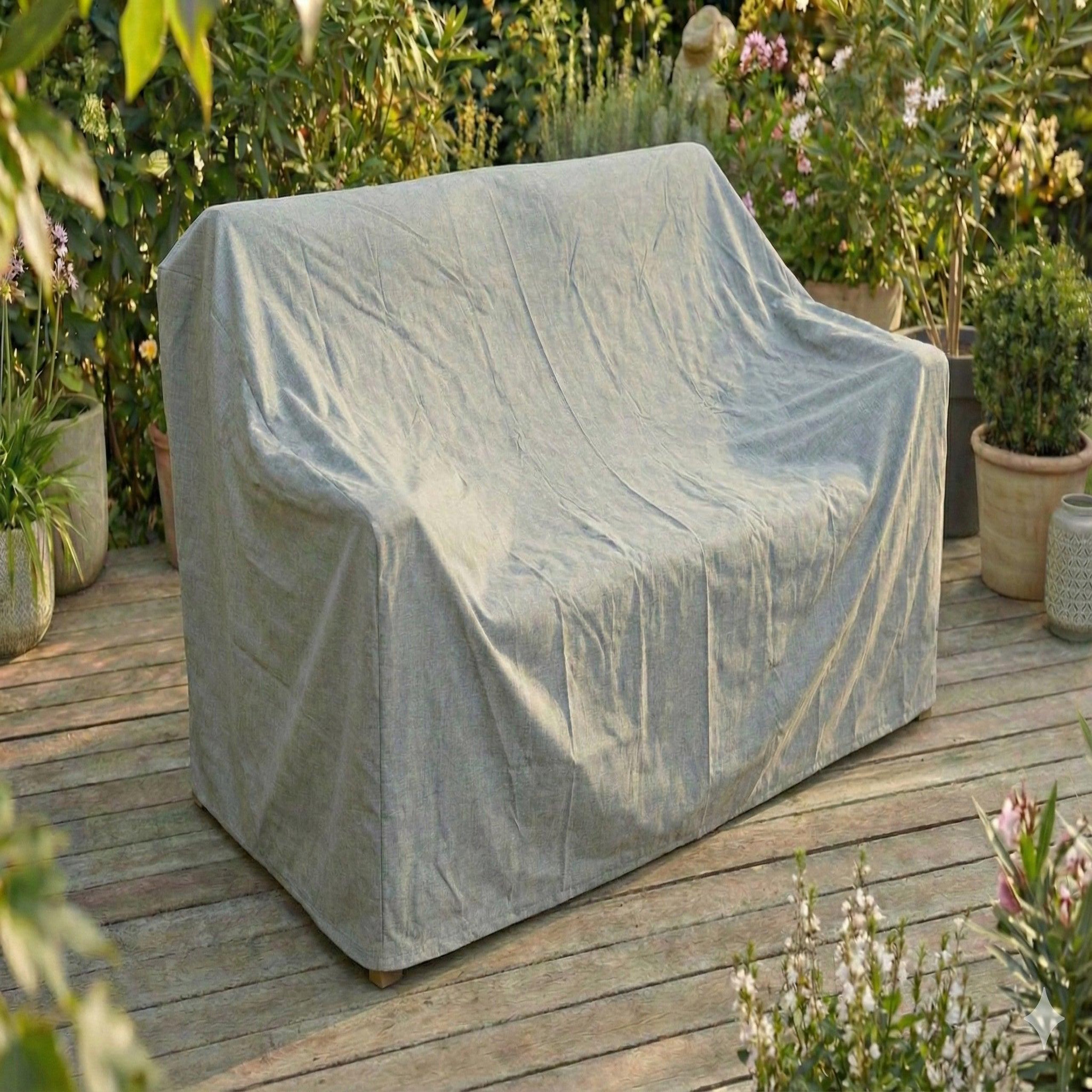 Voir la diapositive 3 : Jardiline Housse CANAPE 2 places - 145 x 85 x 70 cm - Cover Garden