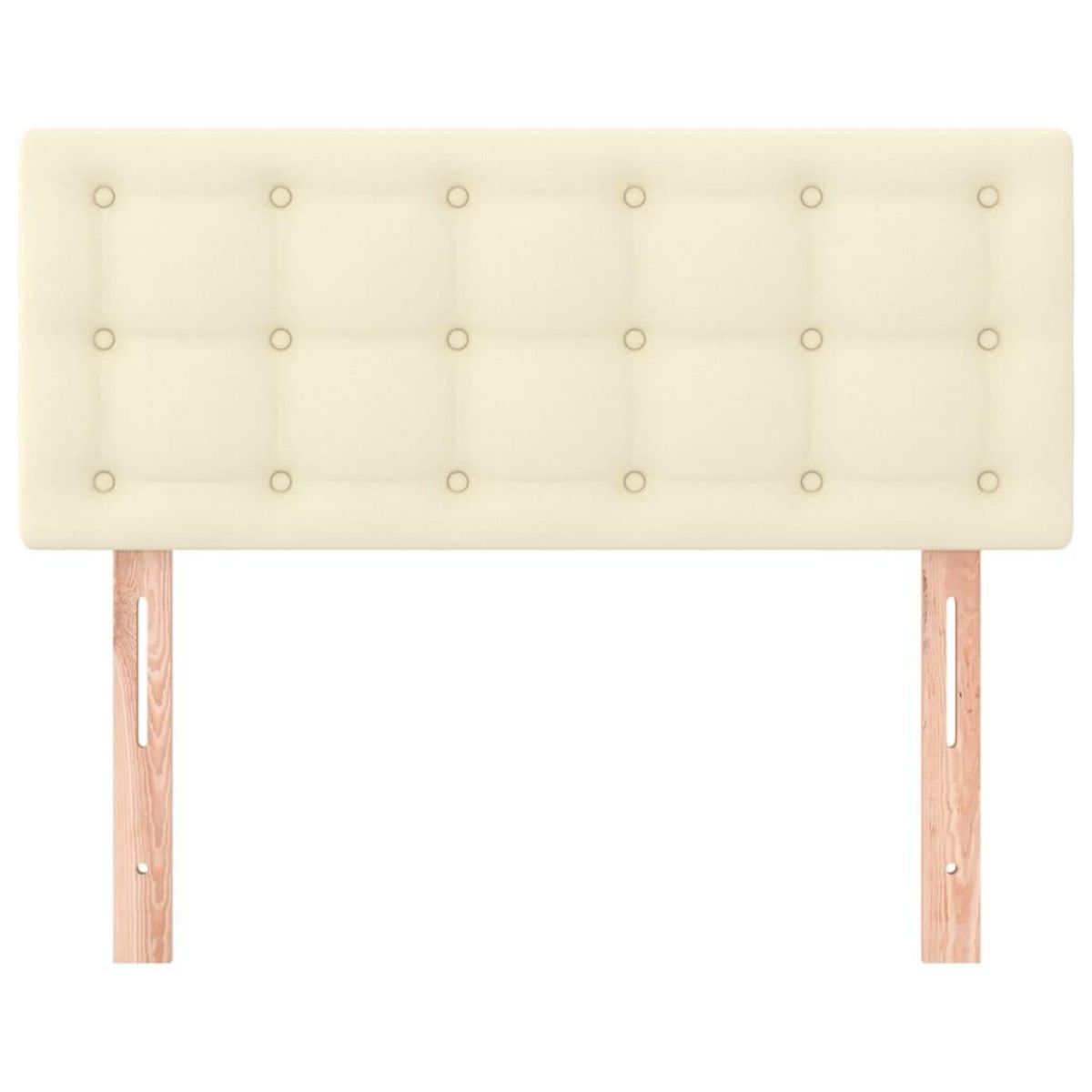 VIDAXL Tete de lit Creme 80x5x78/88 cm Similicuir