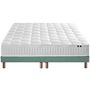 Voir la diapositive 1 : IDLITERIE Ensemble literie : matelas à ressorts ODYSSEE et mémoire de forme avec sommier - Qualité française