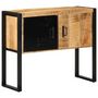 Voir la diapositive 3 : VIDAXL Armoire de console 90x35x75 cm bois de manguier massif brut