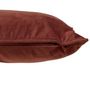 Voir la diapositive 2 : ATMOSPHERA Coussin Déco Uni  Lilou  30x50cm Marron Tonka