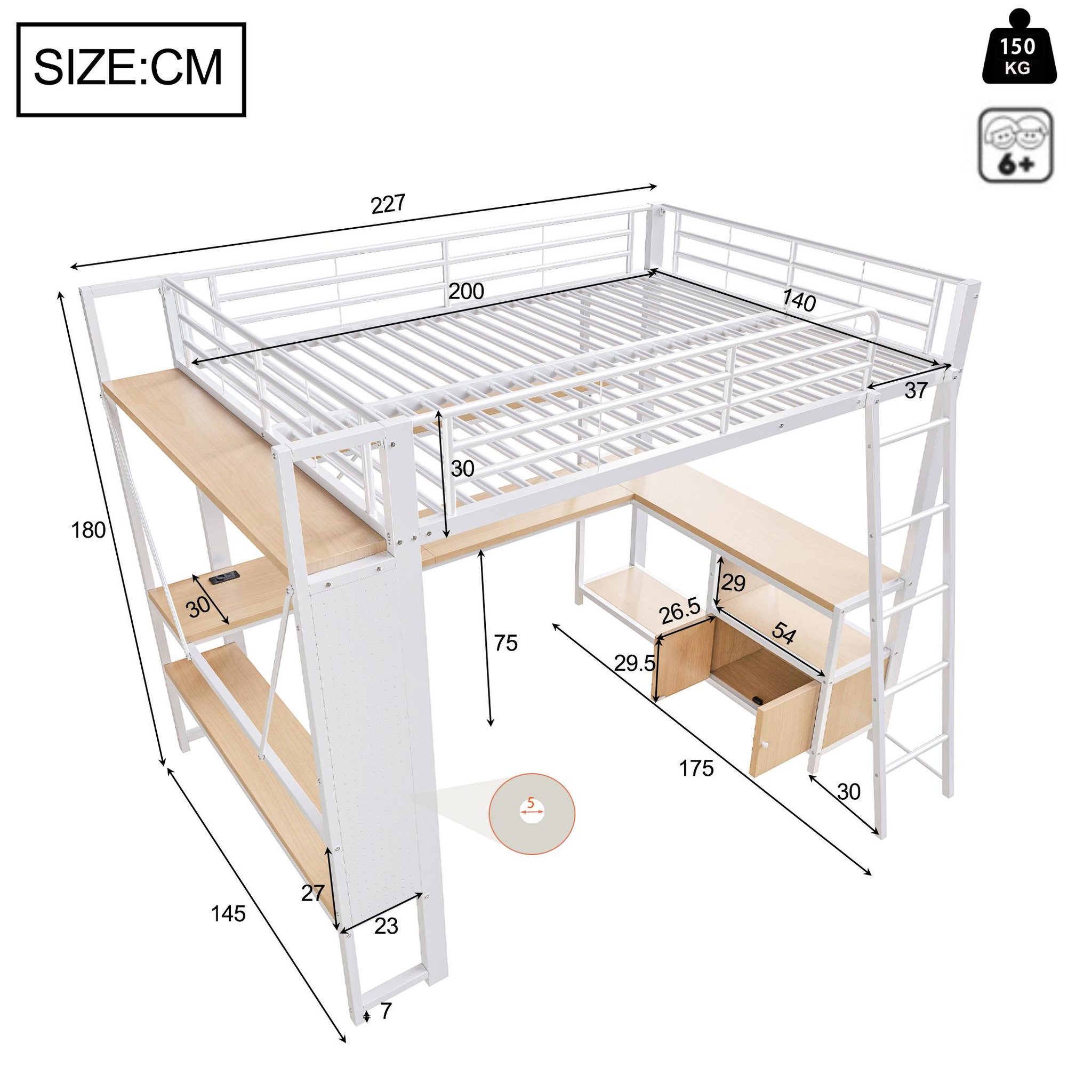 Voir la diapositive 3 : MERAX Lit mezzanine