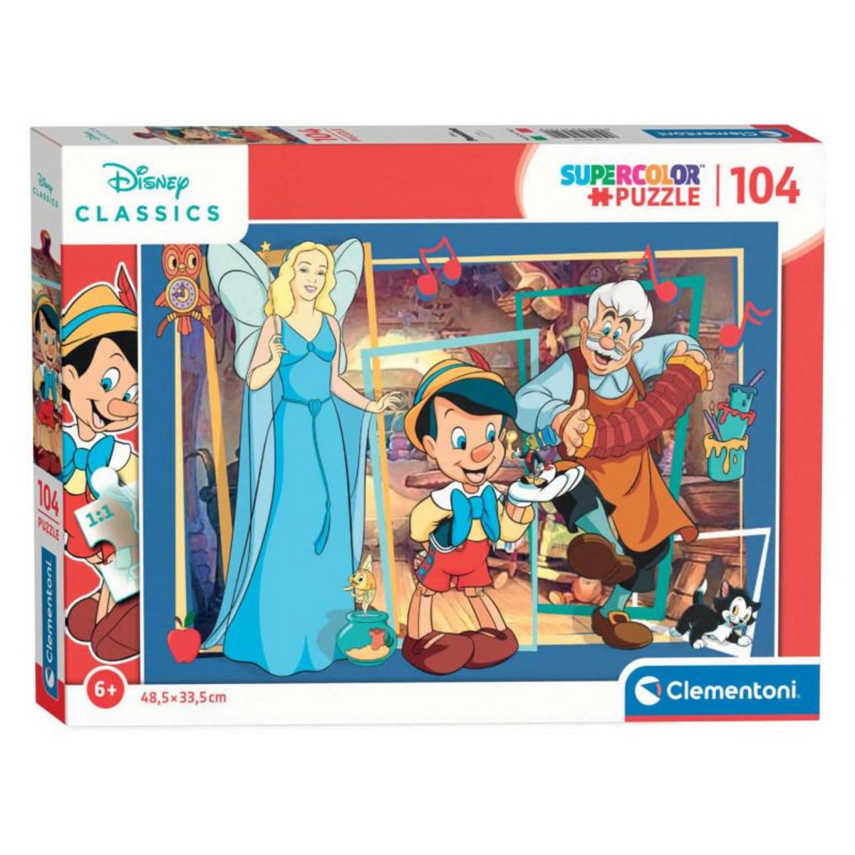 CLEMENTONI Clementoni Puzzle Disney - Pinocchio, 104st. 25749